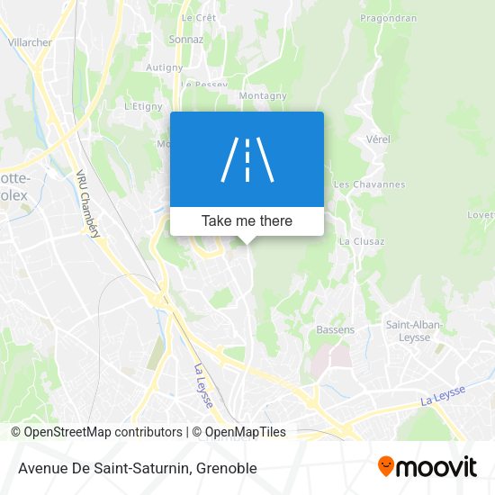 Avenue De Saint-Saturnin map