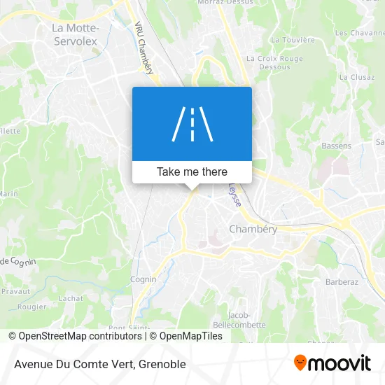 Avenue Du Comte Vert map