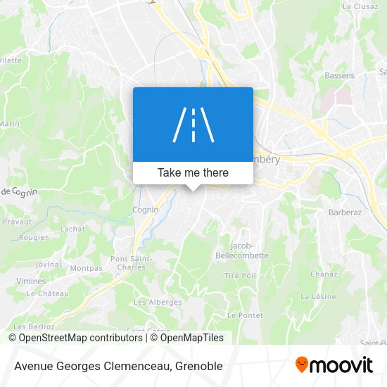 Avenue Georges Clemenceau map