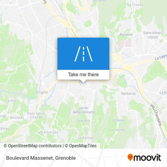 Boulevard Massenet map
