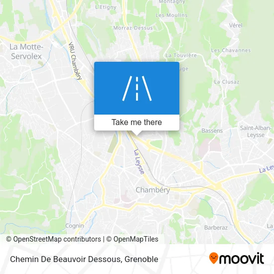 Chemin De Beauvoir Dessous map