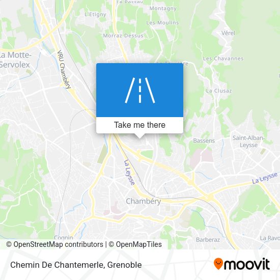 Chemin De Chantemerle map