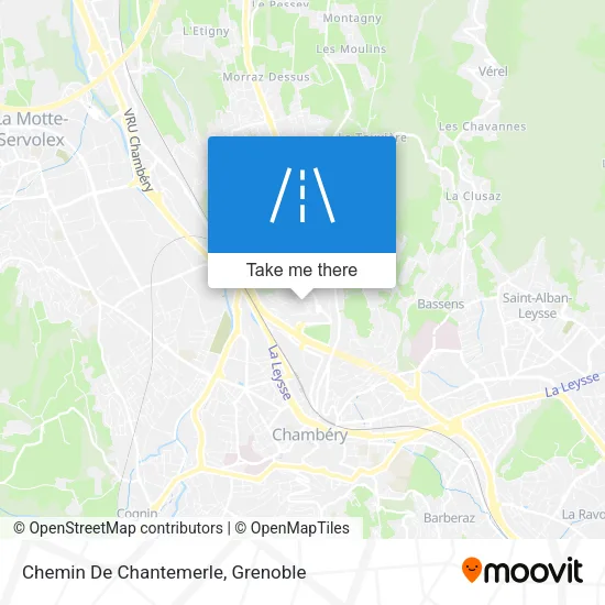 Chemin De Chantemerle map