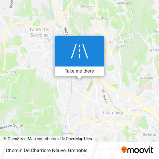 Chemin De Charrière Neuve map