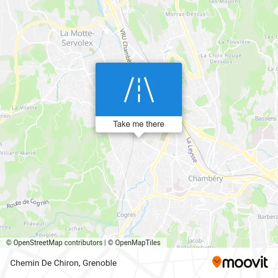 Chemin De Chiron map