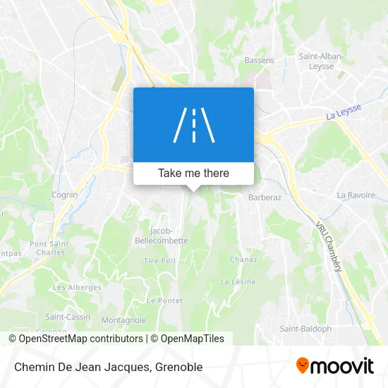 Chemin De Jean Jacques map