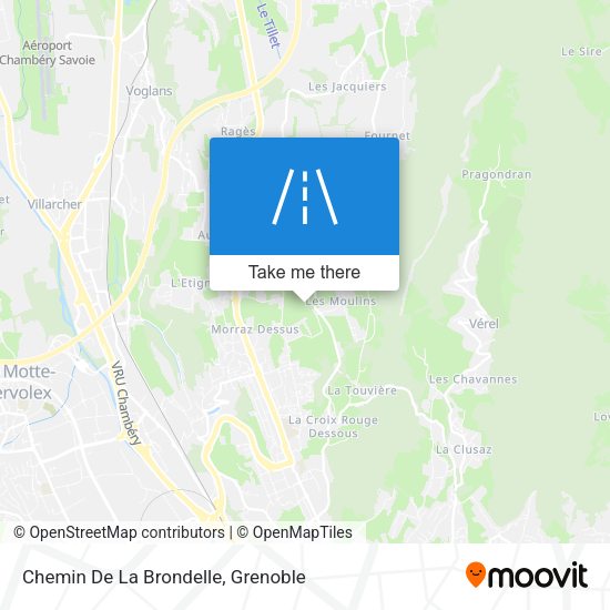 Chemin De La Brondelle map