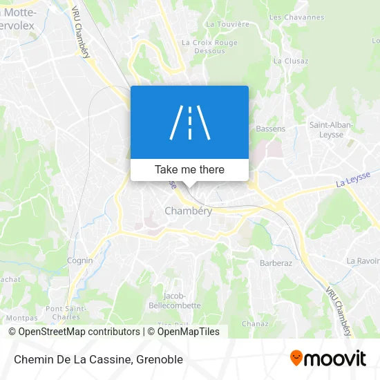 Chemin De La Cassine map