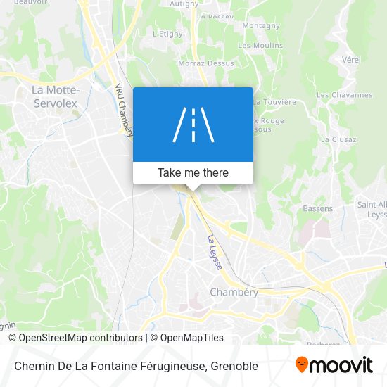 Chemin De La Fontaine Férugineuse map