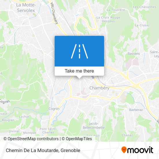 Chemin De La Moutarde map