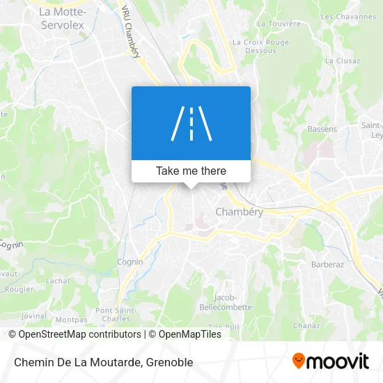 Chemin De La Moutarde map
