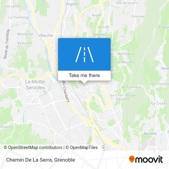 Chemin De La Serra map