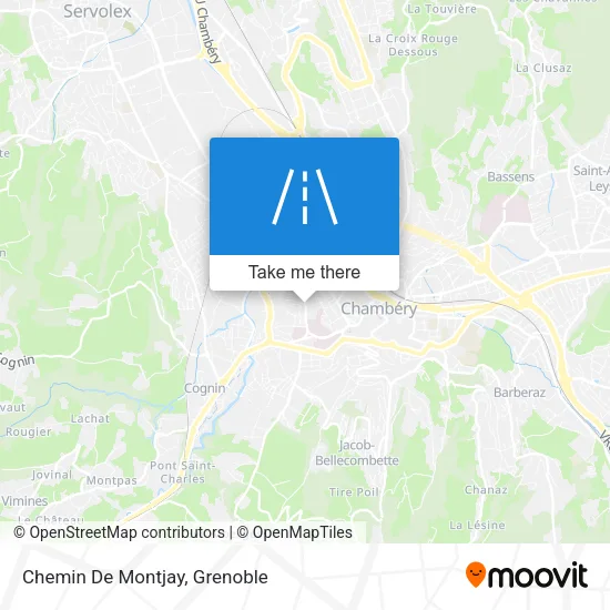 Chemin De Montjay map