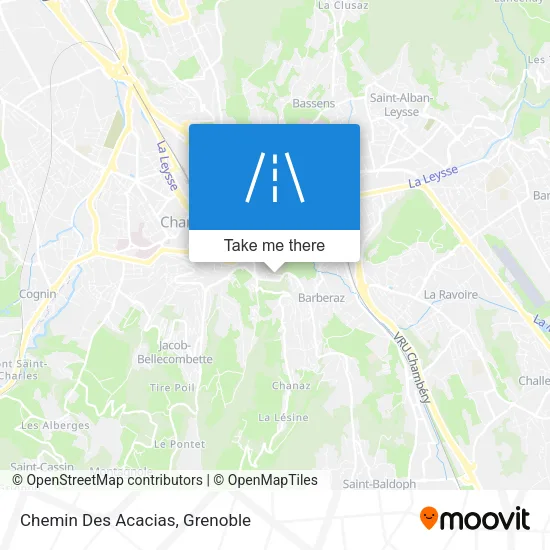 Chemin Des Acacias map