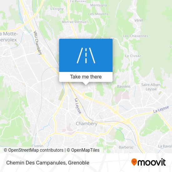 Chemin Des Campanules map