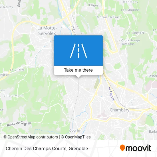 Chemin Des Champs Courts map