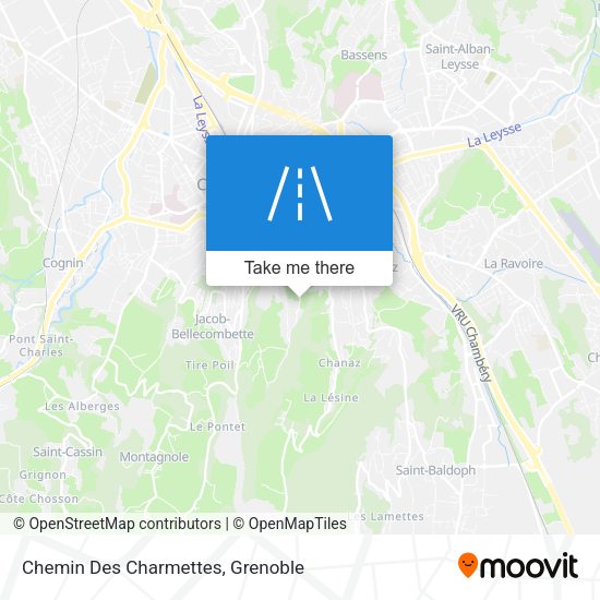 Chemin Des Charmettes map