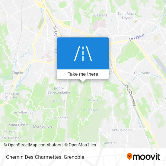 Chemin Des Charmettes map
