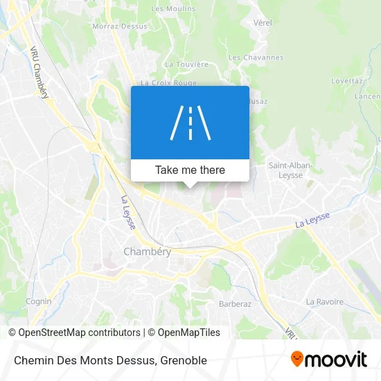 Chemin Des Monts Dessus map