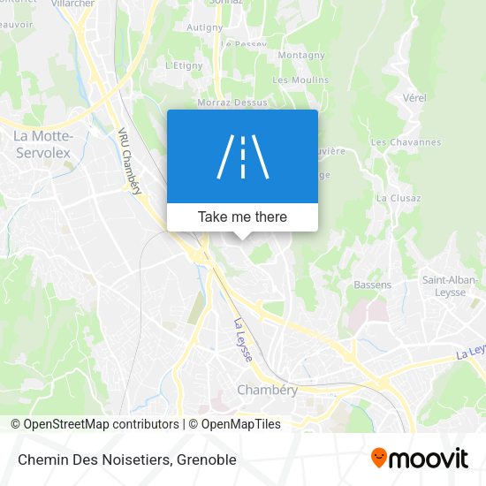Chemin Des Noisetiers map