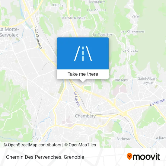 Chemin Des Pervenches map