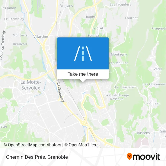 Chemin Des Prés map