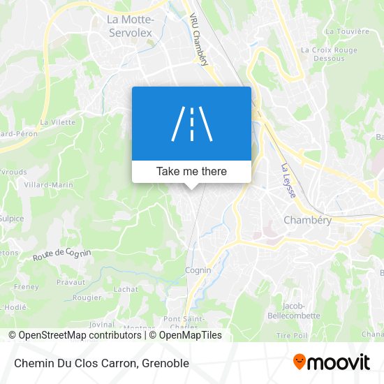 Chemin Du Clos Carron map