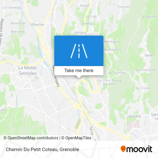 Chemin Du Petit Coteau map