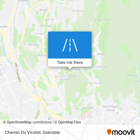 Chemin Du Virollet map