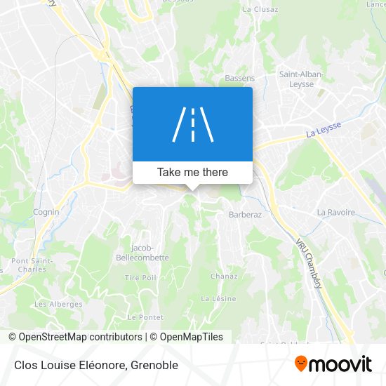 Clos Louise Eléonore map