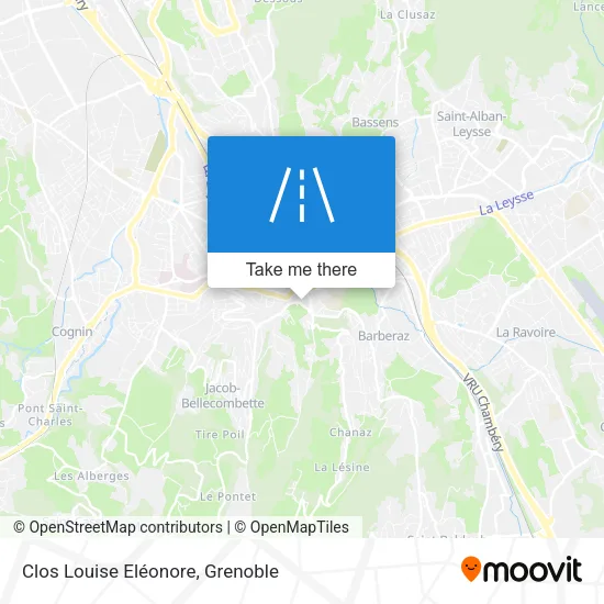 Clos Louise Eléonore map