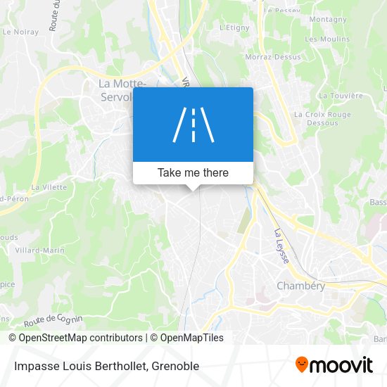 Impasse Louis Berthollet map