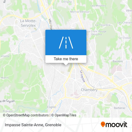 Impasse Sainte-Anne map