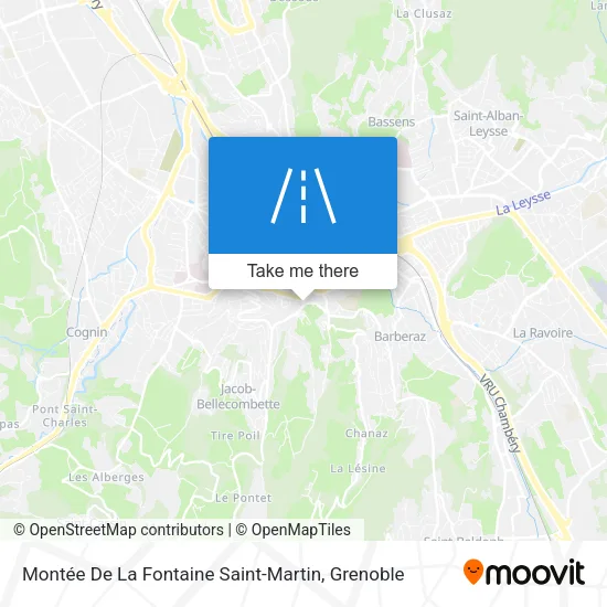 Montée De La Fontaine Saint-Martin map