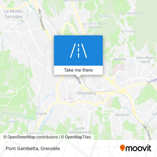 Pont Gambetta map