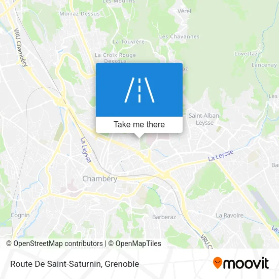 Route De Saint-Saturnin map
