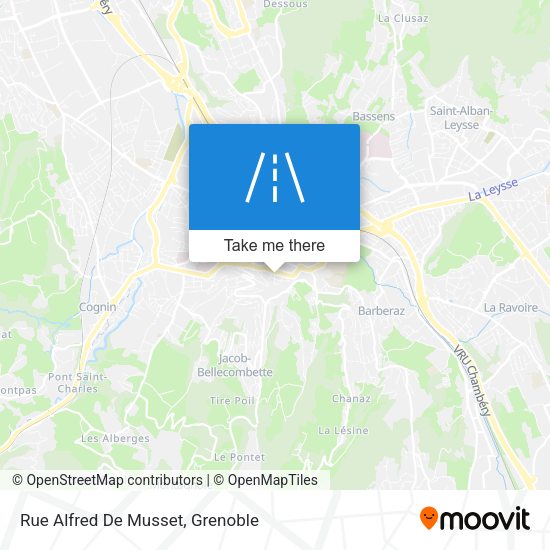 Rue Alfred De Musset map