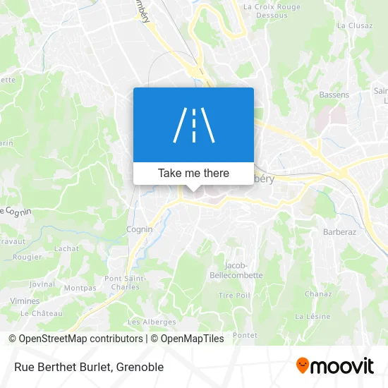 Rue Berthet Burlet map