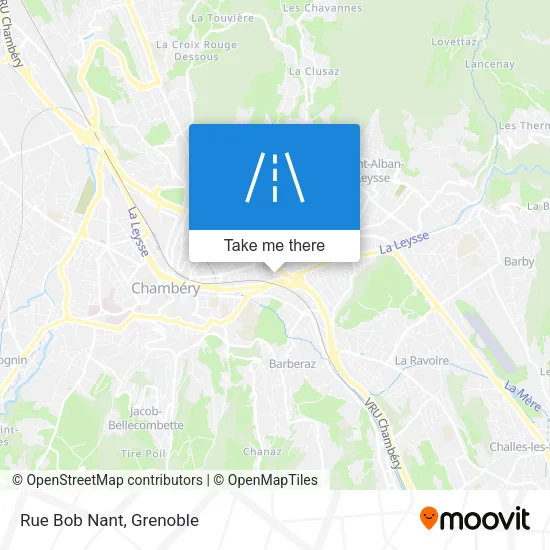 Rue Bob Nant map