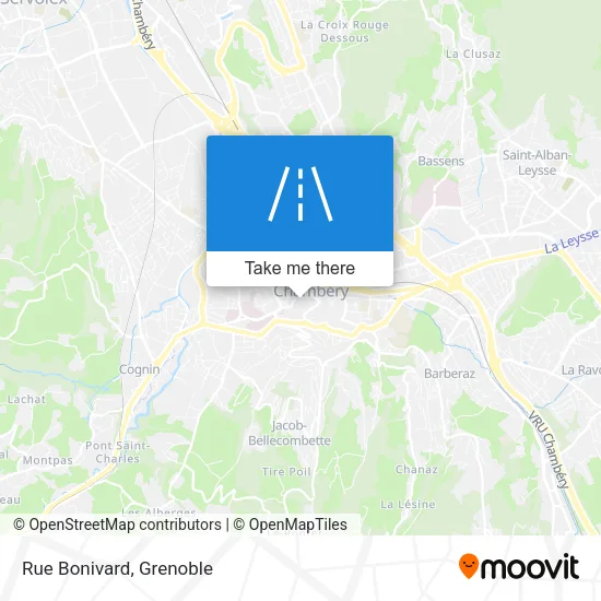 Rue Bonivard map