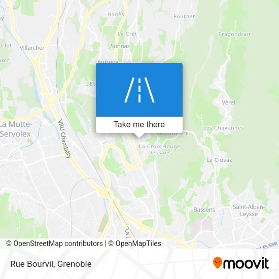 Rue Bourvil map