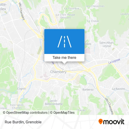 Rue Burdin map