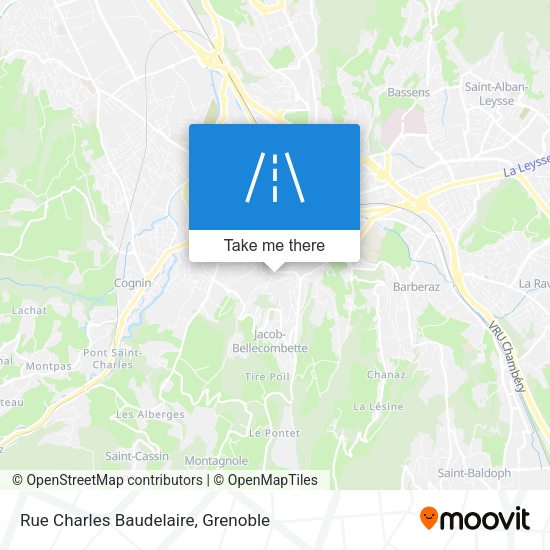 Rue Charles Baudelaire map