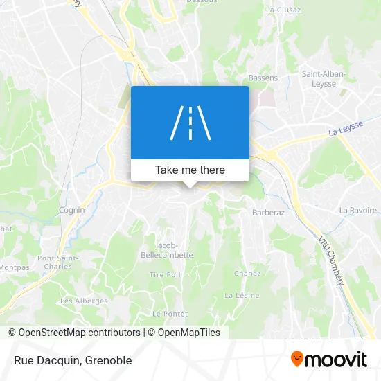 Rue Dacquin map