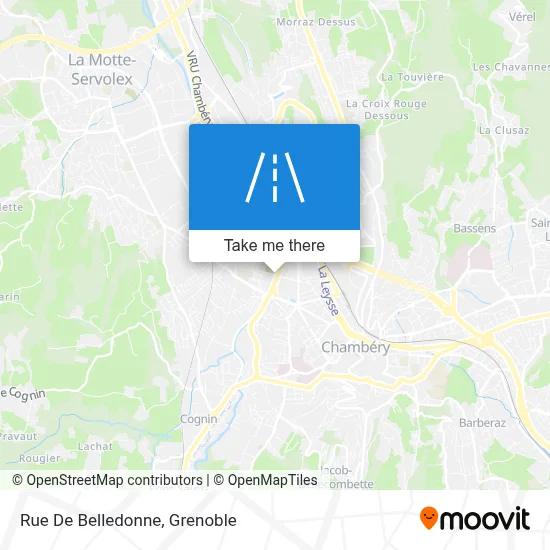 Rue De Belledonne map