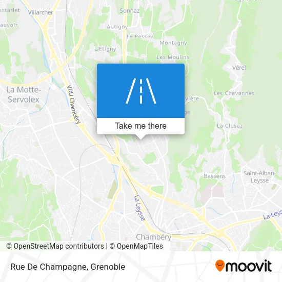 Rue De Champagne map