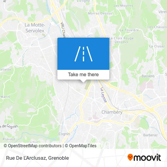 Rue De L'Arclusaz map