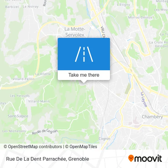 Rue De La Dent Parrachée map