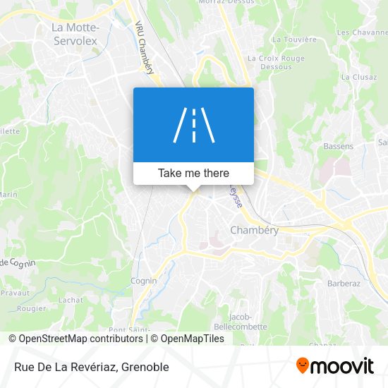 Rue De La Revériaz map
