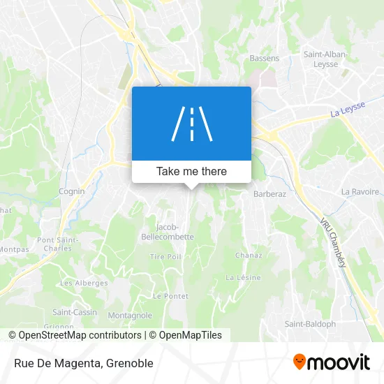 Rue De Magenta map